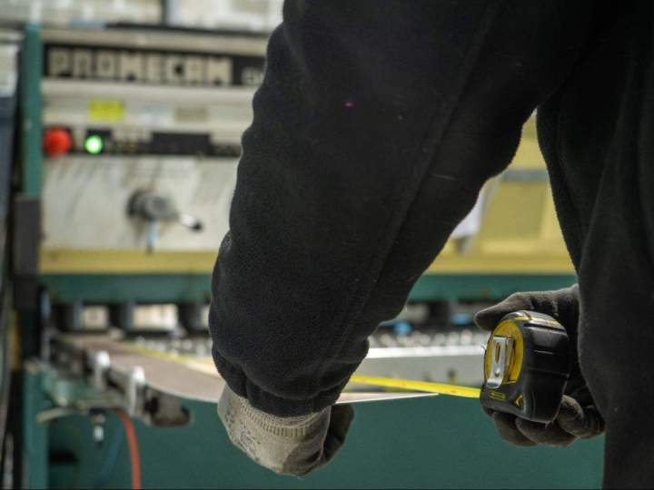 Pliage de métal sur mesure